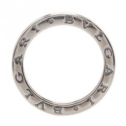 Pre Owned Bvlgari B.Zero1 Diamond Band Ring Size 53
