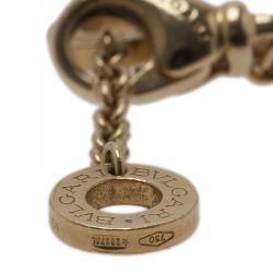 Pre Owned Bvlgari B.ZERO1 3-Elements 18K Yellow, White and Pink Gold Soft Bracelet