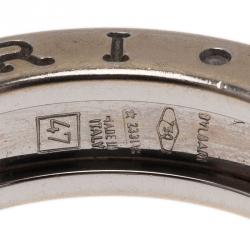 Bvlgari B.Zero1 1-band White Gold Ring Size 47