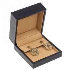 Pre Owned Bvlgari Cerchi Astrale Yellow Gold Earrings