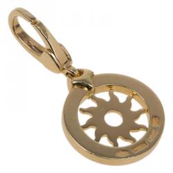 Pre Owned Bvlgari Tondo Sun Yellow Gold Charm