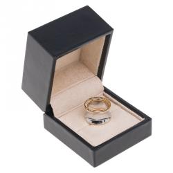 Pre Owned Bvlgari Anish Kapoor B.Zero1 Pink Gold and Steel Ring Size 52