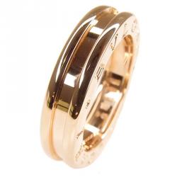 Pre Owned Bvlgari B.Zero1 1-Band Rose Gold Ring Size 50
