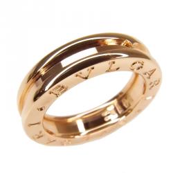 Pre Owned Bvlgari B.Zero1 1-Band Rose Gold Ring Size 50