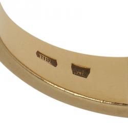 Bvlgari Astrale Colored Gemstones Yellow Gold Ring Size 53