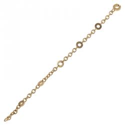 Pre Owned Bvlgari Yellow Gold Chain Bracelet 