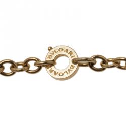 Pre Owned Bvlgari Yellow Gold Chain Bracelet 