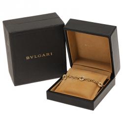 Pre Owned Bvlgari Yellow Gold Chain Bracelet 