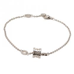 Bvlgari B.Zero1 18kt White Gold Soft Bracelet 20CM
