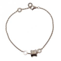 Bvlgari B.Zero1 18kt White Gold Soft Bracelet 20CM