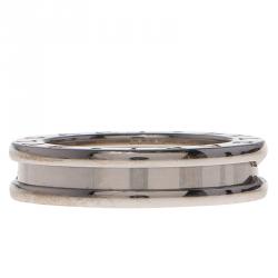 Bvlgari B.Zero1 18k White Gold Ring Size 49