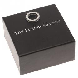 Bvlgari B.Zero1 18k White Gold Ring Size 49
