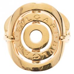 Bvlgari Cerchi Yellow Gold Ring Size 53