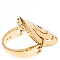 Bvlgari Cerchi Yellow Gold Ring Size 53