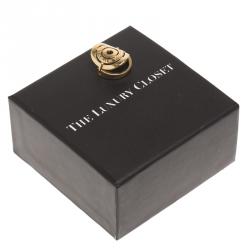 Bvlgari Cerchi Yellow Gold Ring Size 53