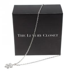 Bvlgari Snowflake Diamond White Gold Pendant Necklace