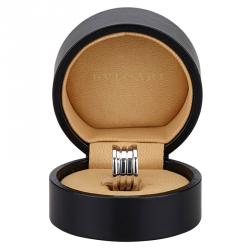 Pre Owned Bvlgari B.Zero1 3-Band White Gold Ring Size 49