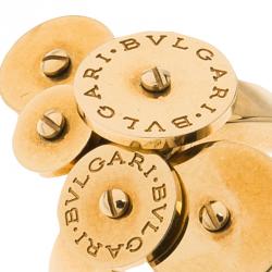 Pre Owned Bvlgari Cicladi Yellow Gold Ring Size 53