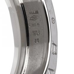 Bvlgari B.zero1 1-Band White Gold Ring Size 56