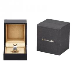 Bvlgari B.zero1 3-Band White Gold Ring Size 54