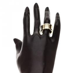 Bvlgari B.Zero1 3-Band Yellow Gold Ring Size 51