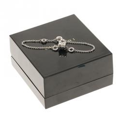 Pre Owned Bvlgari B.zero1 18k White Gold Soft Bracelet