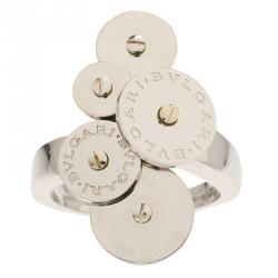 Bvlgari Cicladi White Gold Cocktail Ring Size 52