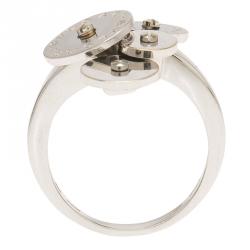 Bvlgari Cicladi White Gold Cocktail Ring Size 52
