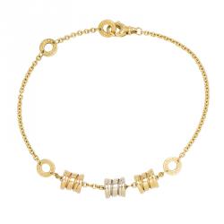 Bvlgari B.zero1 18k 3-Tone Gold Element Soft Bracelet