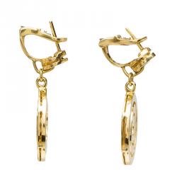 Bvlgari Cerchi Astrale 18k Yellow Gold Drop Earrings