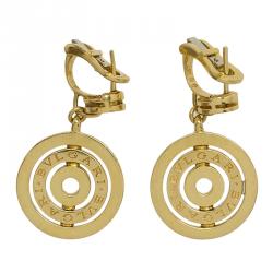 Bvlgari Cerchi Astrale 18k Yellow Gold Drop Earrings