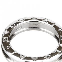 Bvlgari B.zero1 1-Band White Gold Ring Size 54