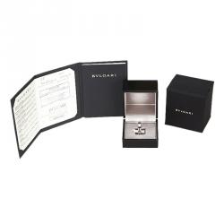 Bvlgari B.zero1 1-Band White Gold Ring Size 54
