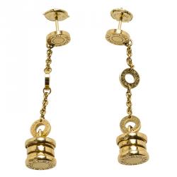 Bvlgari B.Zero1 Yellow Gold Dangle Earrings