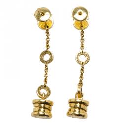 Bvlgari B.Zero1 Yellow Gold Dangle Earrings