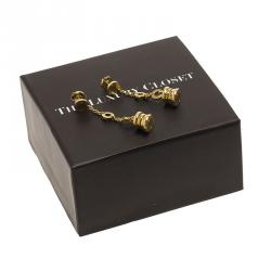 Bvlgari B.Zero1 Yellow Gold Dangle Earrings