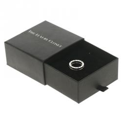 Pre Owned Bvlgari B.Zero1 1-band 18k White Gold Ring Size 53
