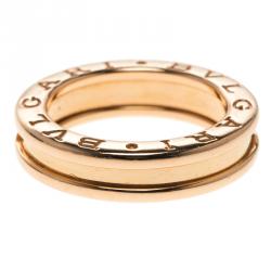 Pre Owned Bvlgari B.Zero1 1-Band 18K Rose Gold Ring Size 47