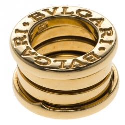 Bvlgari B.Zero1 18k Yellow Gold Band Pendant 