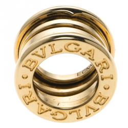 Bvlgari B.Zero1 18k Yellow Gold Band Pendant 