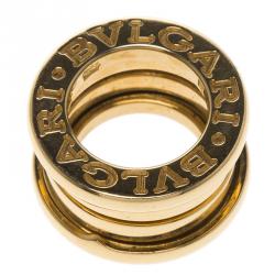 Bvlgari B.Zero1 18k Yellow Gold Band Pendant 