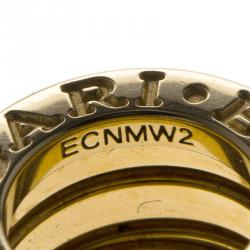 Bvlgari B.Zero1 18k Yellow Gold Band Pendant 