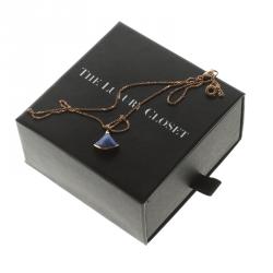 Bvlgari Divas' Dream Diamond Lapis Lazuli 18k Rose Gold Pendant Necklace 