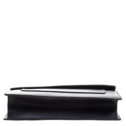 مملوكة مسبقًا Bvlgari Black Leather Forever Crossbody Bag