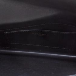 مملوكة مسبقًا Bvlgari Black Leather Forever Crossbody Bag