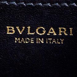 مملوكة مسبقًا Bvlgari Black Leather Forever Crossbody Bag