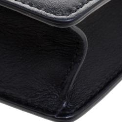 مملوكة مسبقًا Bvlgari Black Leather Forever Crossbody Bag