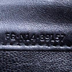 Pre Owned حقيبة كروس بلغاري فوريفر جلد سوداء