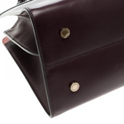 Bvlgari Purple Leather Medium Icona Tote