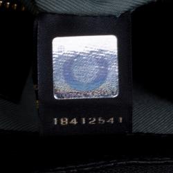 Bvlgari Black Lizard Skin Serpenti Forever Shoulder Bag